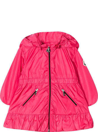 Moncler Fuchsia Parka With Hood