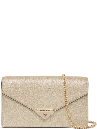 MICHAEL Michael Kors Gold-colored Glittered Soho Crossbody Bag