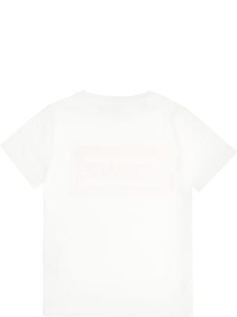 Young Versace Logo Cotton T-shirt
