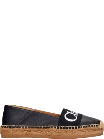 Chloé Espadrilles In Black Leather