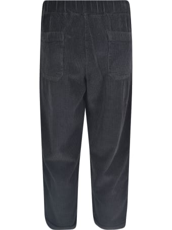 Labo.Art Straight Leg Cropped Ribbed Trousers