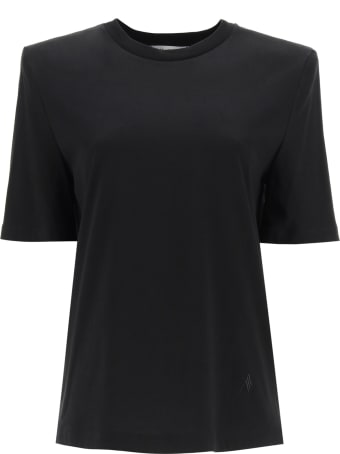 The Attico Bella T-shirt With Shoulder Straps