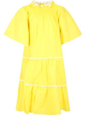 Tia Cibani Yellow Dress For Girl