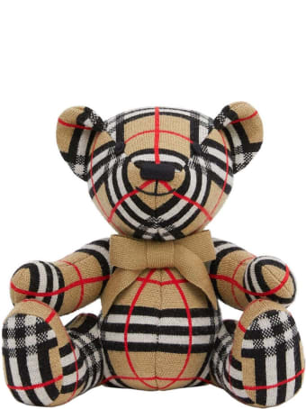 Burberry Vintage Check Teddy Bear In Merino Wool