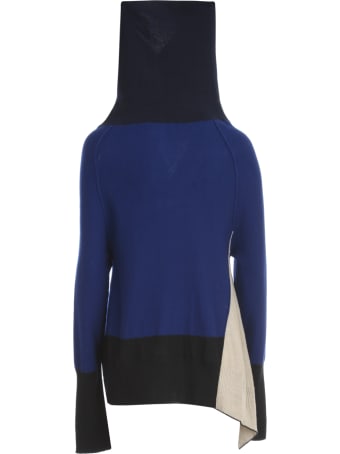 Y's Off N Side Drape Pullover