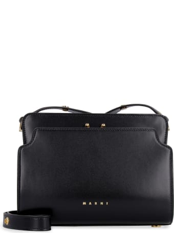 Marni Trunk Reverse Leather Shoulder Bag