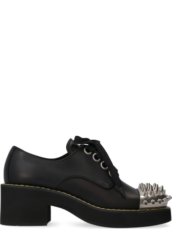 Miu Miu Leather Lace-up Shoes