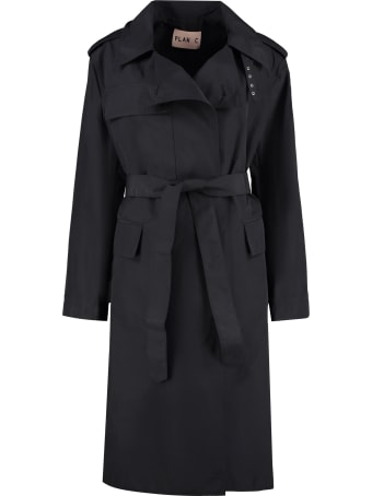 Plan C Nylon Trench Coat