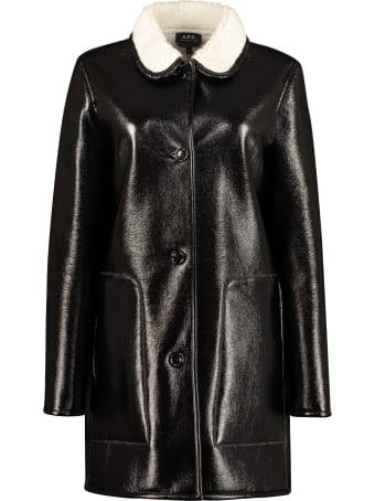 A.P.C. Poupee Faux Sheepskin Coat