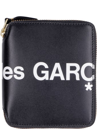 Comme des Garçons Wallet Huge Leather Zip Around Wallet