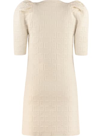 Elisabetta Franchi Celyn B. Jacquard Knit Mini-dress