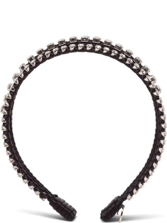 RED Valentino Hairband With Rhinestone Detail