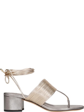 Alexandre Birman Flats In Gold Leather