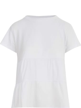 Seventy Popeline Jersey S/s T-shirt W/flounce