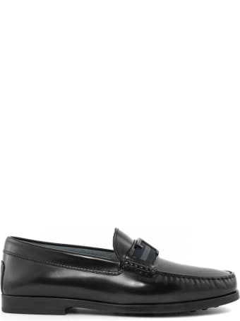 Tod's Black City Gommino Driving Shoes