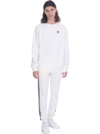 Fila Heat Sweatshirt In White Cotton