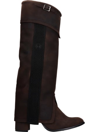 Bruno Bordese Boots In Brown Nubuck