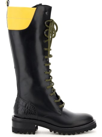 Fabrizio Viti Dolomite Two-tone Leather Boots