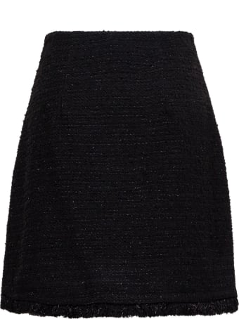 Liu-Jo Black Tweed Skirt