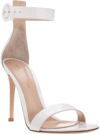 Gianvito Rossi White Portofino 105 Sandal