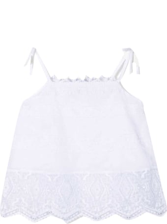 Ermanno Scervino Junior Tank Top With Embroidery