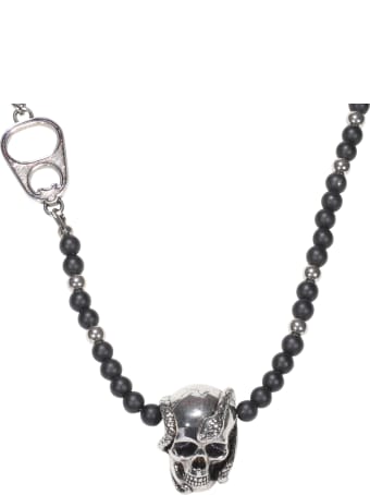 Alexander McQueen Beads And Skull Necklace