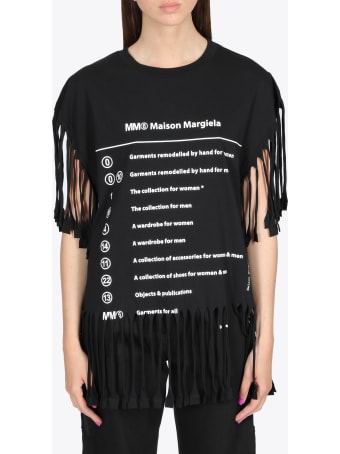 MM6 Maison Margiela Fringed T-shirt