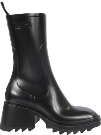 Chloé Spike Sole High Ankle Boots