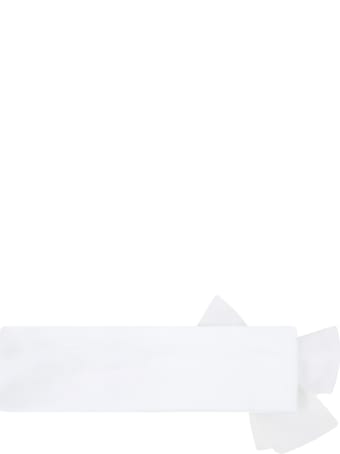 Blumarine White Hairband For Babygirl