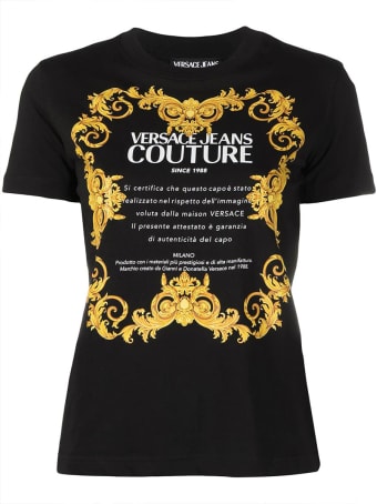 Versace Jeans Couture Versace T-shirt Nera Donna