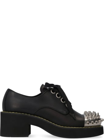 Miu Miu Leather Lace-up Shoes
