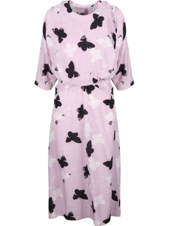 RED Valentino Butterflies Midi Dress