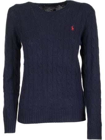 Ralph Lauren Cable Knit Wool And Cashmere Sweater