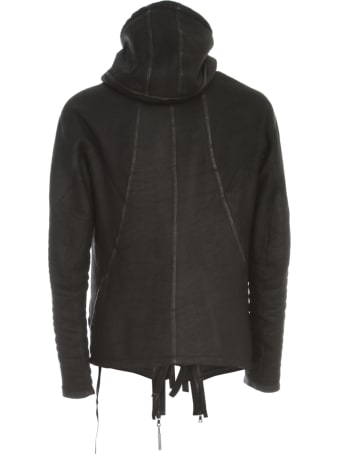 Isaac Sellam Hooded Fur Jacket W/zip