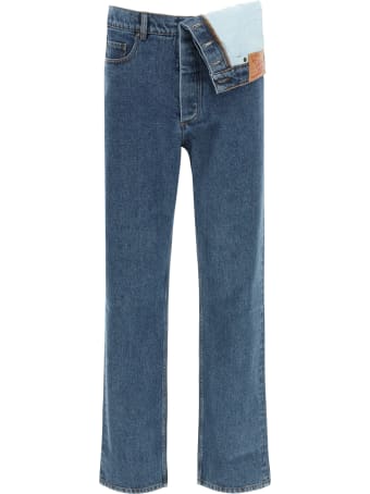 Y/Project Jeans With Asymmetrical Waist