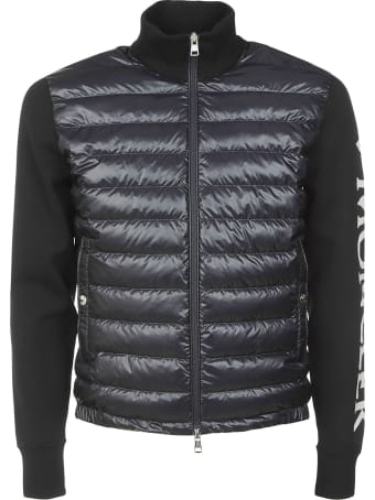 Moncler Logo-sleeved Standing Collar Padded Jacket