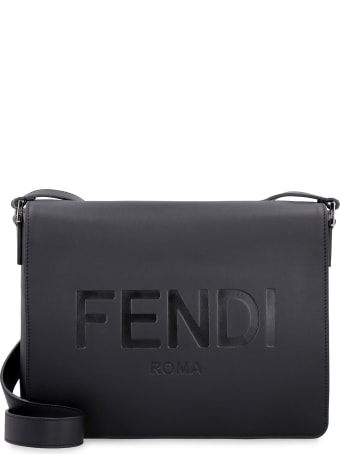 Fendi Leather Messenger Bag