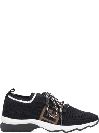 Fendi Rockoko Knitted Sneakers