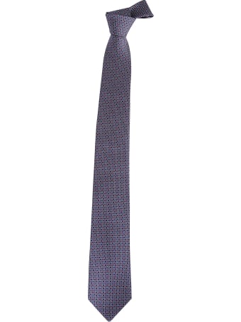 Salvatore Ferragamo All-over Logo Neck Tie