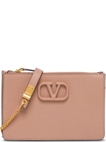 Valentino Garavani Vsling Pink Leather Bag