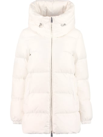 Add Hooded Full-zip Down Jacket