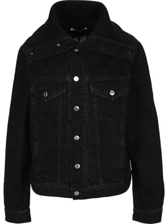Helmut Lang Knit Collar Trucker Jacket