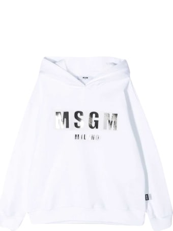 MSGM White Teen Sweatshirt
