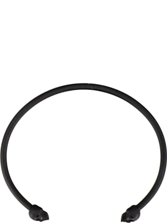 Alexander McQueen Thin Twin Skull Bracelet