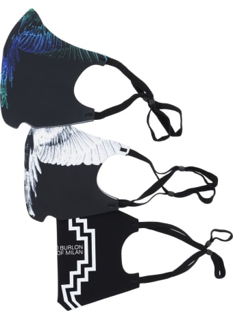 Marcelo Burlon Set Of 3 Printed Masks