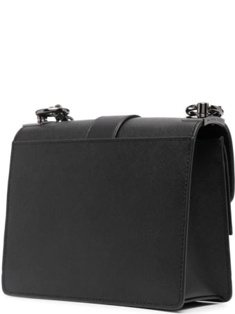 MICHAEL Michael Kors Greenwich Crossbody Bag In Black Saffiano Leather