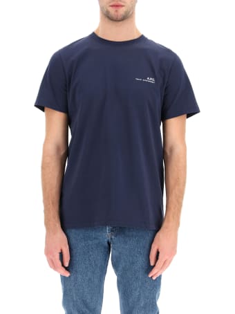 A.P.C. Item 001 T-shirt With Logo Print
