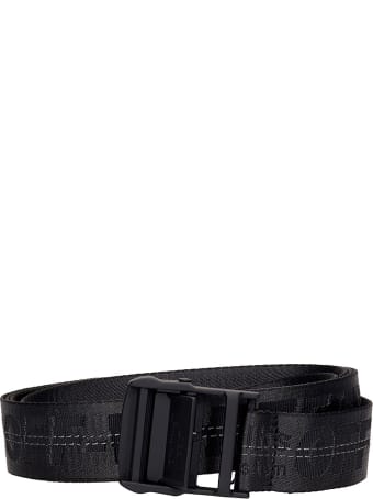 Off-White Classic Industr Belts In Black Synthetic Fibers