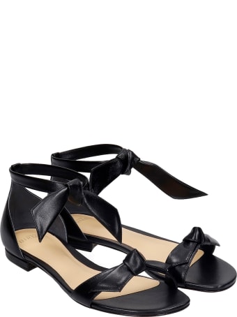 Alexandre Birman Flats In Black Leather
