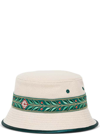Casablanca Wool And Cotton Laurel Buket Hat